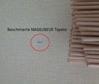 Beschmierte Tapete
